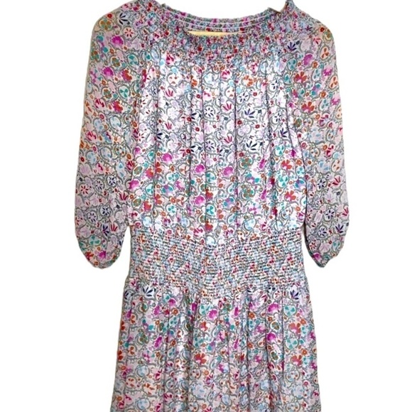 SHOSHANNA Floral Rita Dress 100% Silk Sz 8 - Picture 3 of 4